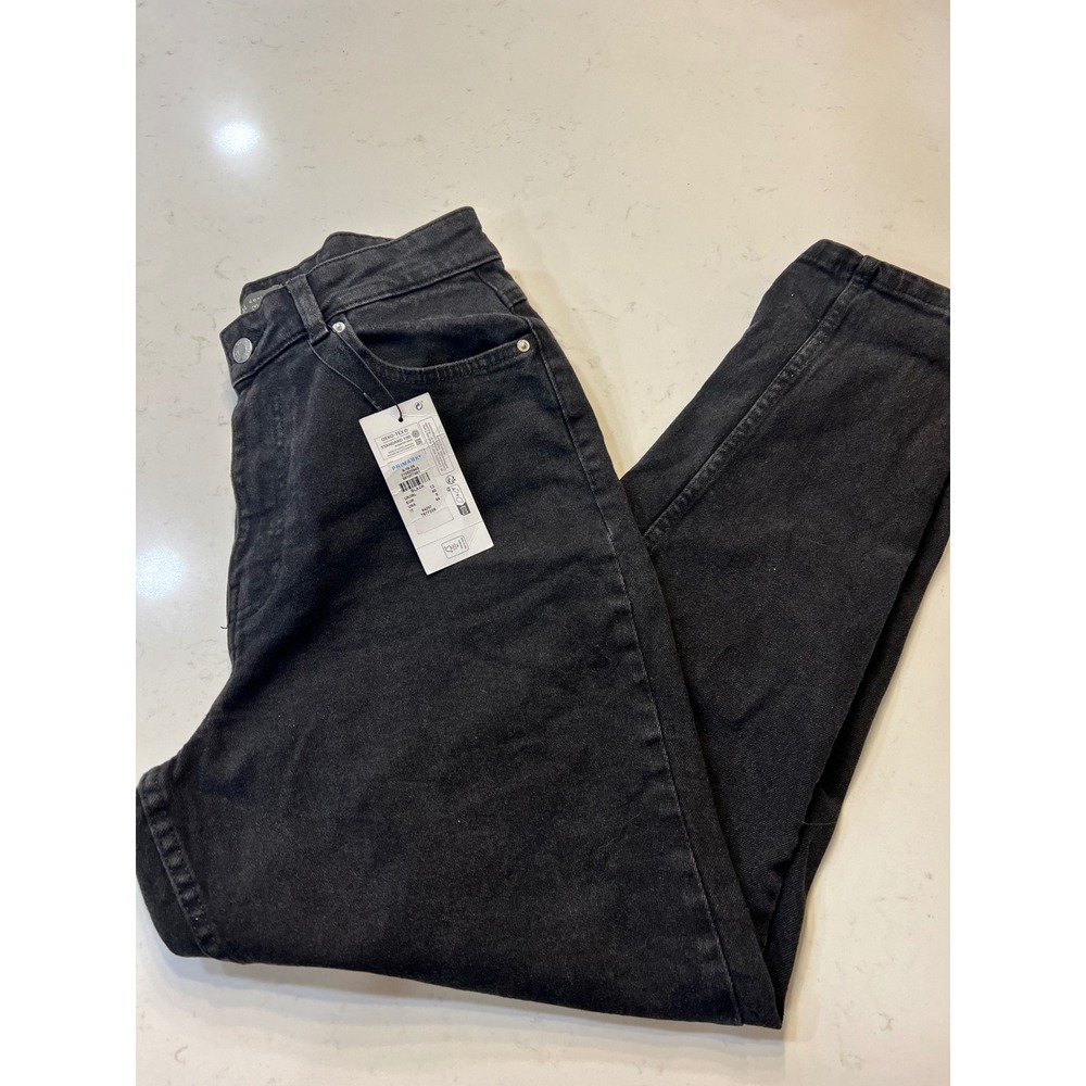 Denim Co Primark Womens High Waist Mom Jeans Black Size 8 US 12 UK Sustainable